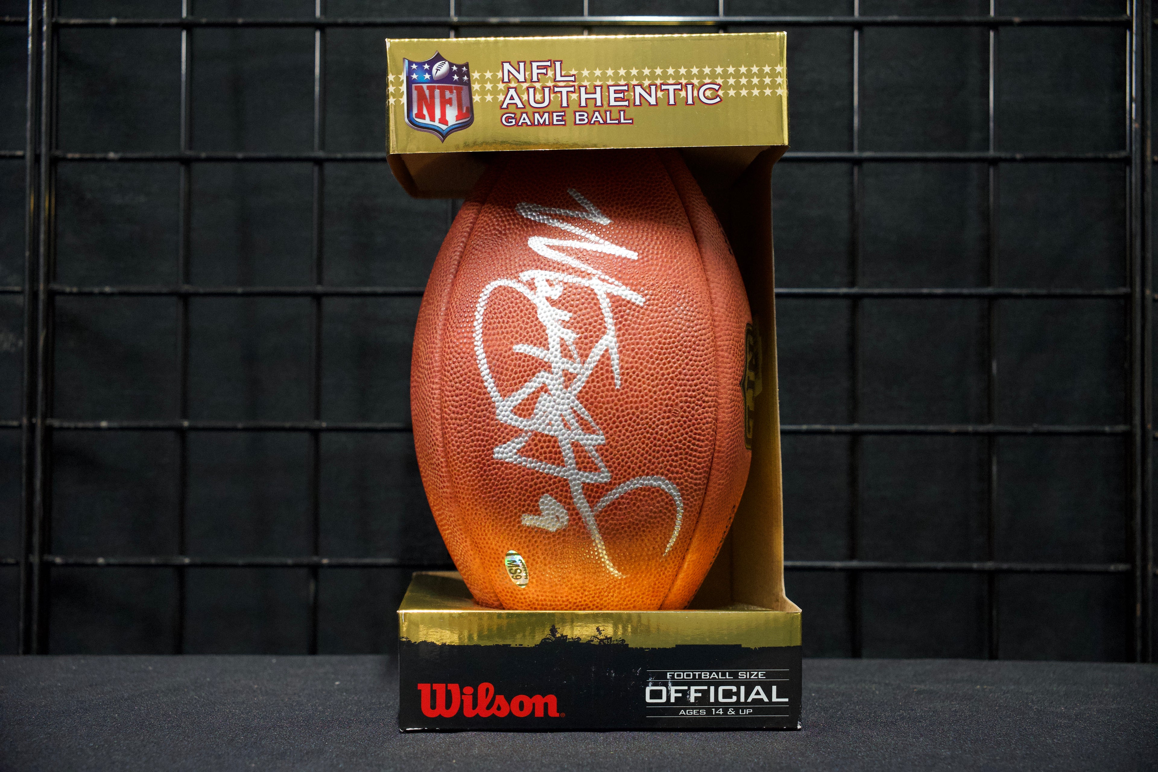 Matt Stafford Autographed Official NFL Football