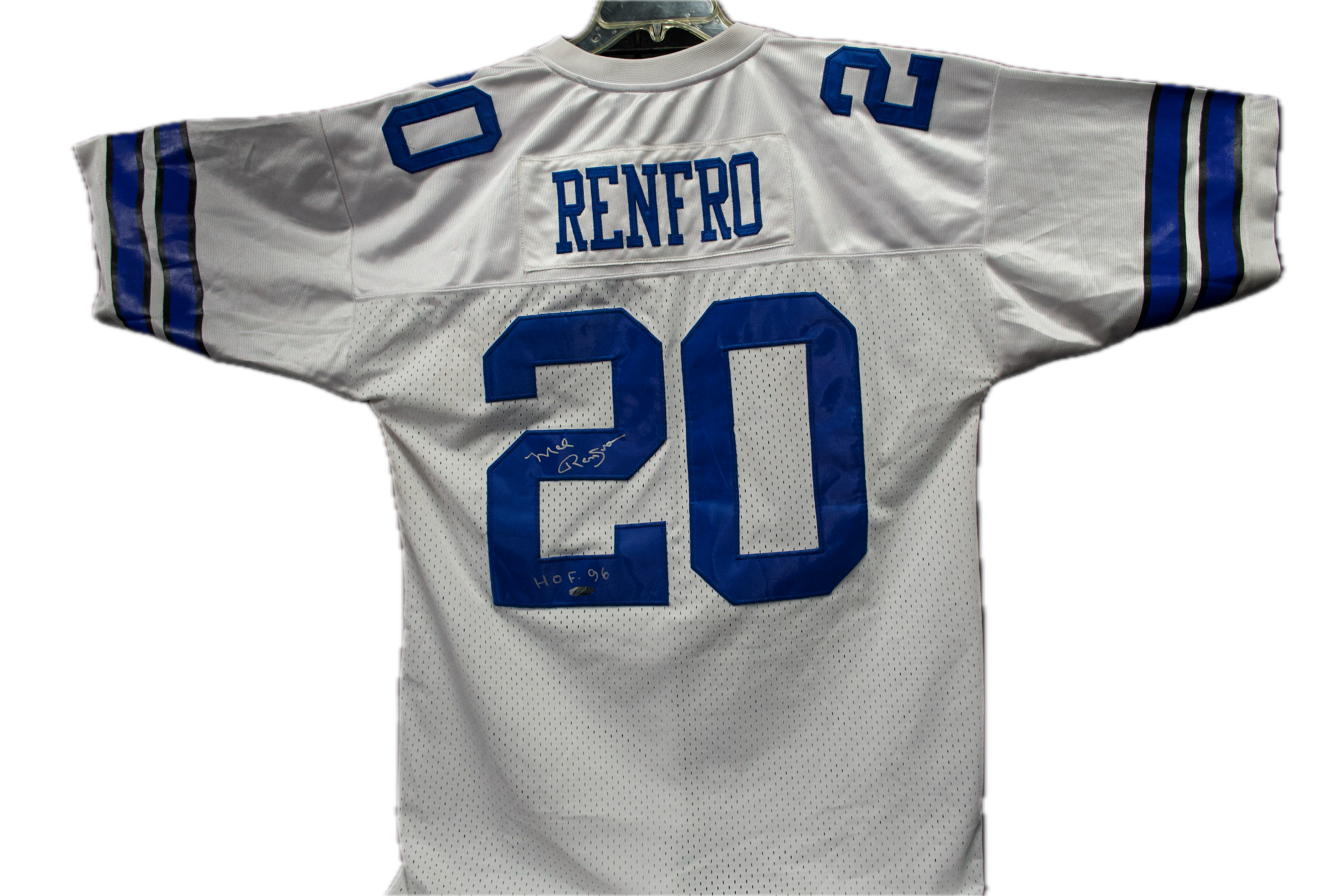 Mel Renfro Autographed Custom Dallas Cowboys White Jersey