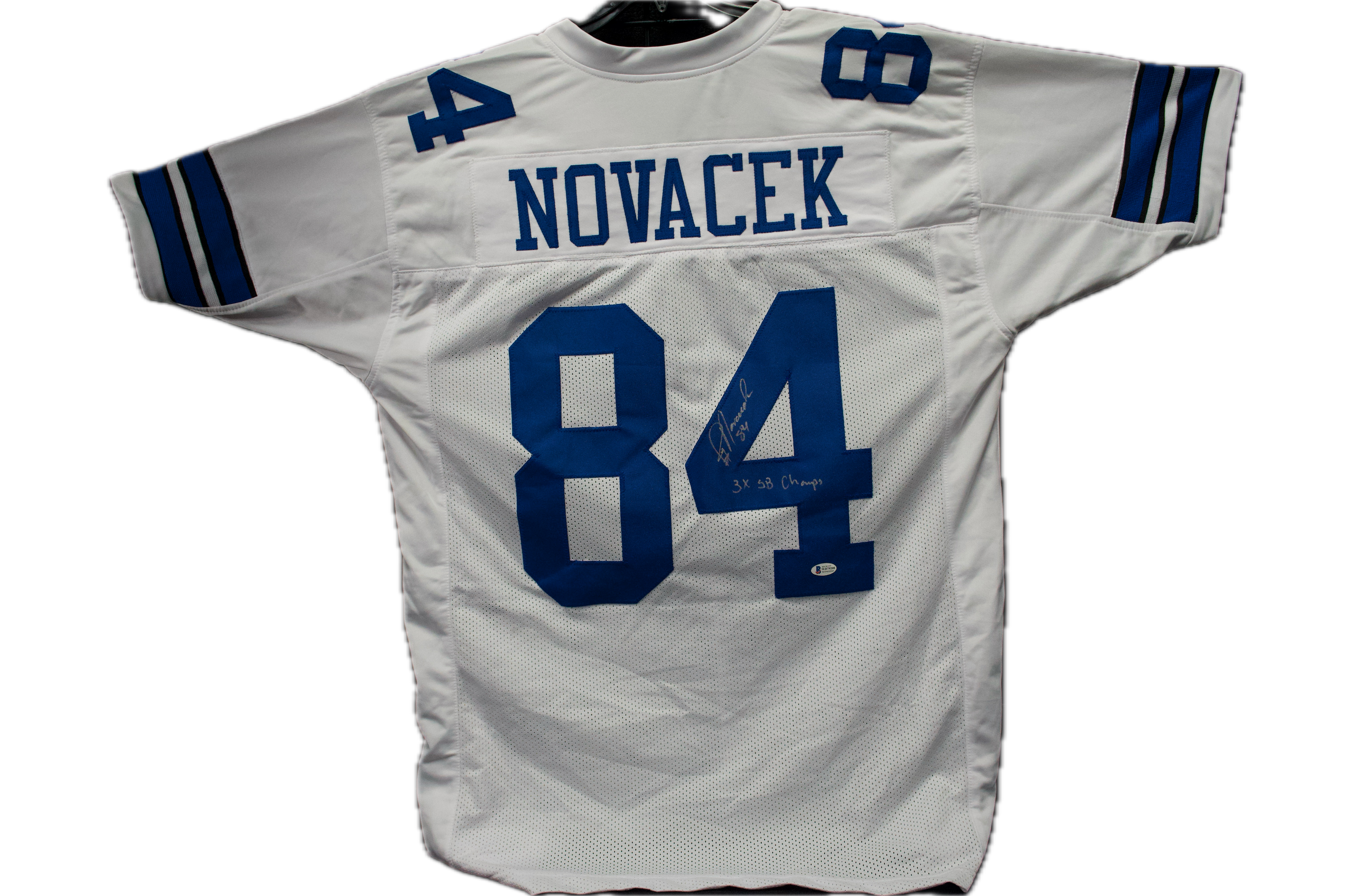 Jay Novacek Autographed Custom Dallas Cowboys White Jersey