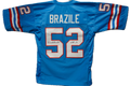 Robert Brazile Autographed Custom Houston Oilers Blue Jersey
