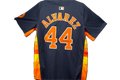 Yordan Alvarez Autographed Houston Astros Navy Rainbow MLB Jersey