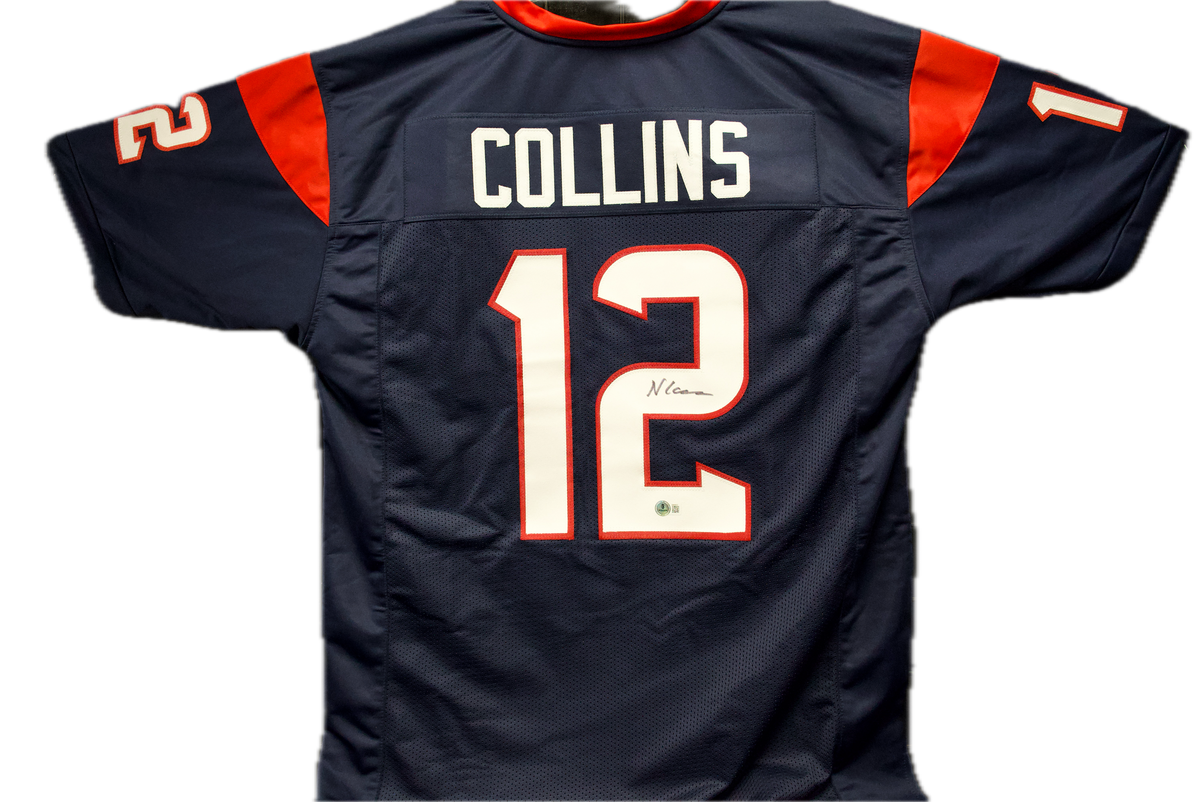 Nico Collins Autographed Custom Houston Texans Navy Jersey