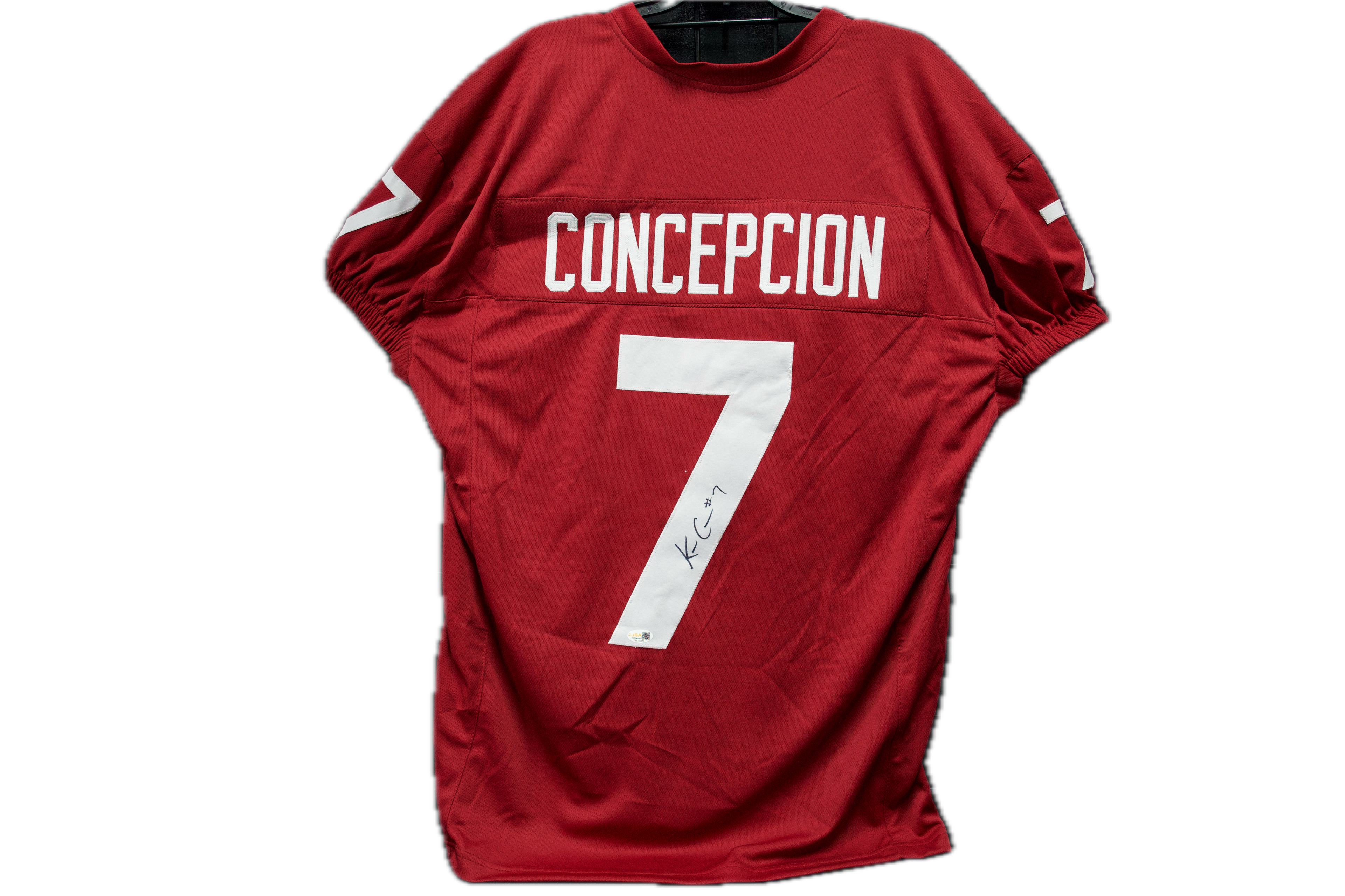 KC Concepcion Autographed Custom Texas A&M Maroon Jersey