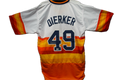 Larry Dierker Autographed Custom Houston Astros Rainbow Jersey