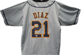 Yainer Diaz Autographed Custom Houston Astros Gray Jersey
