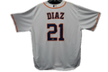 Yainer Diaz Autographed Houston Astros White MLB Jersey