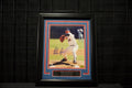 Nolan Ryan Framed Autographed Rangers 8x10 Photo w/ 1999 HOF Plaque