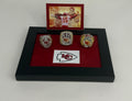 Kansas City Chiefs Super Bowl Ring Set with Platform