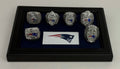 New England Patriots Super Bowl Ring Set with Platform