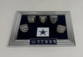 Dallas Cowboys Replica Super Bowl Ring Set with Platform