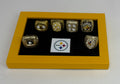 Pittsburgh Steelers Replica Super Bowl Ring Set with Platform