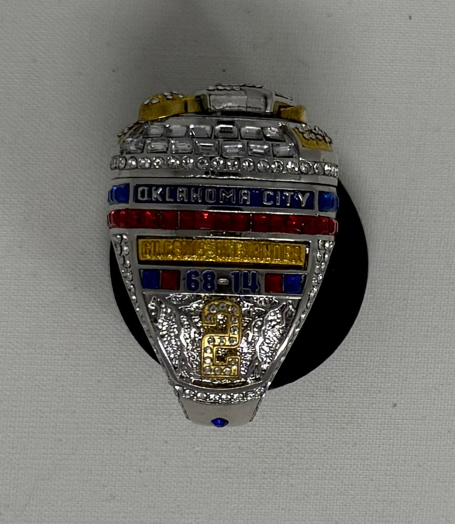 Oklahoma City Thunder 2025 NBA Championship Replica Ring
