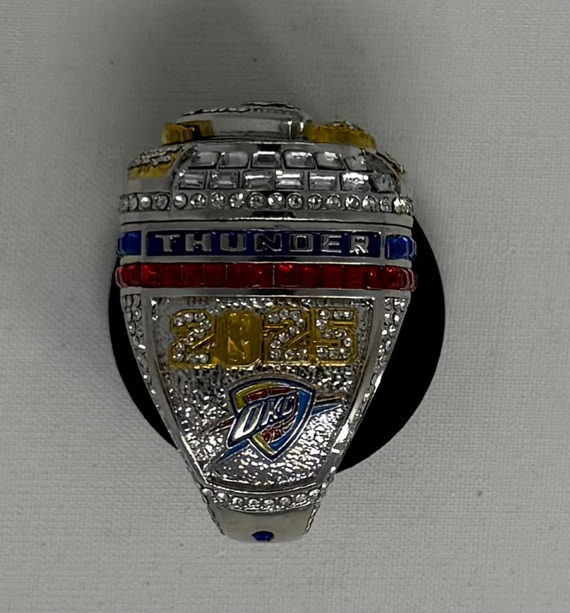 Oklahoma City Thunder 2025 NBA Championship Replica Ring