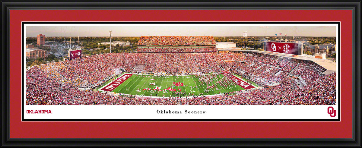 Oklahoma Sooners Gaylord Family Memorial Stadium Panoramic