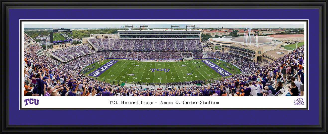 TCU Horned Frogs Amon G Carter Stadium Panoramic