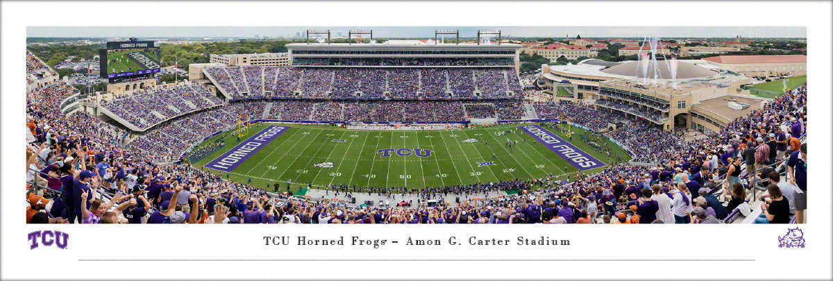 TCU Horned Frogs Amon G Carter Stadium Panoramic