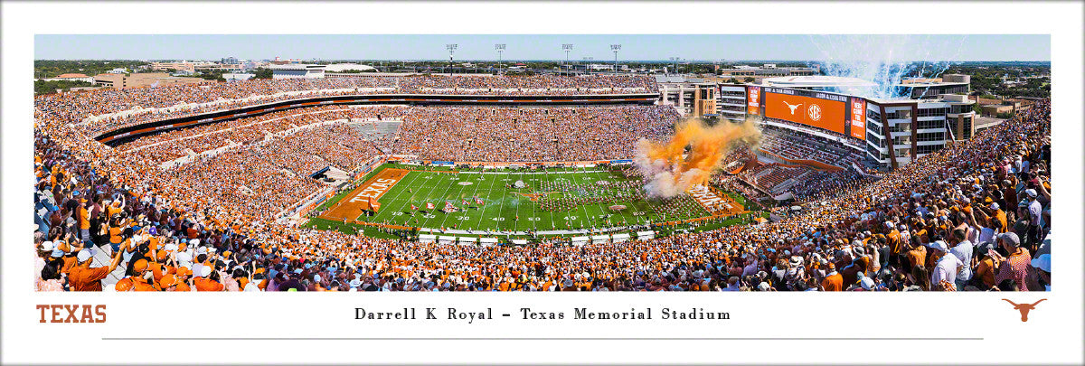 Texas Longhorns Texas DKR Memorial Stadium Panoramic
