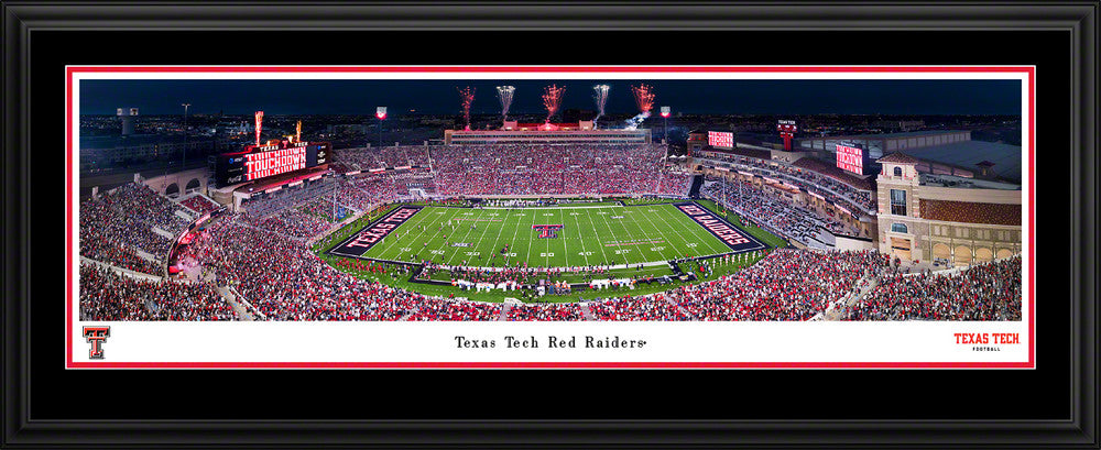 Texas Tech Red Raiders Jones Stadium Panoramic