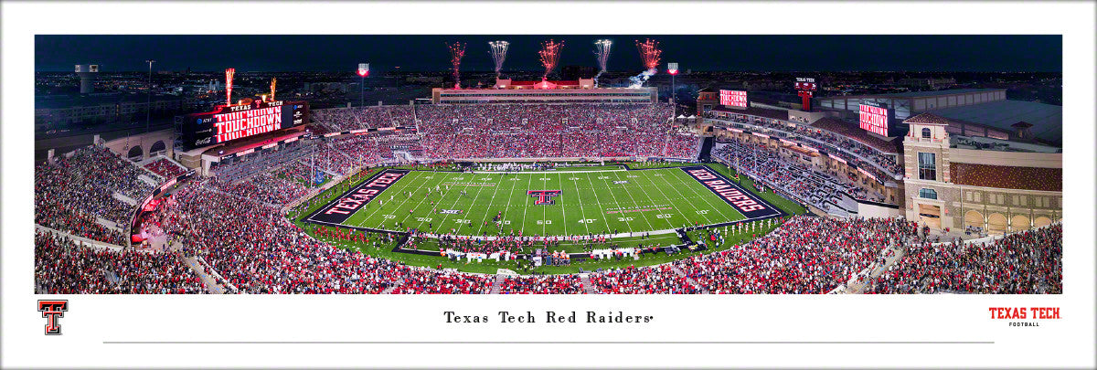 Texas Tech Red Raiders Jones Stadium Panoramic