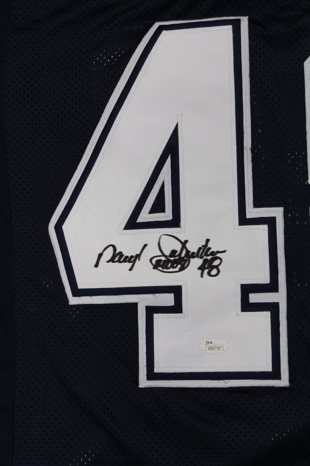 Daryl 'Moose' Johnston Autographed Custom Dallas Cowboys Jersey image 2
