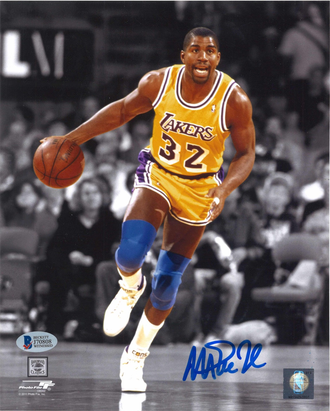Magic Johnson Autographed 8x10 Photo image 0