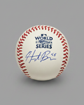 Hunter Brown Autographed 2022 World Series Baseball image 0
