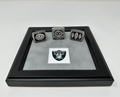 Oakland Raiders Championship Rings Set with Platform image 0