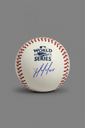 Yordan Alvarez Autographed 2022 World Series Baseball image 0