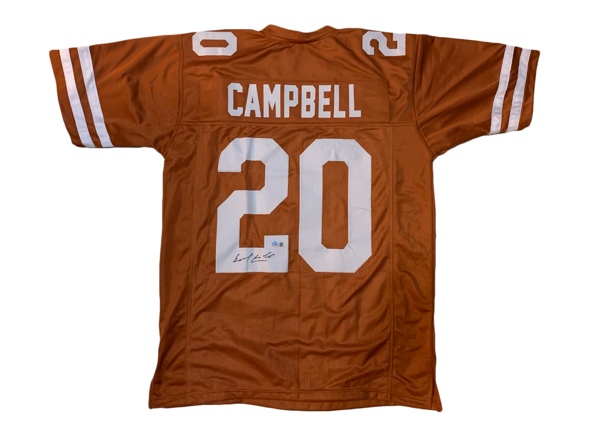 Earl Campbell Autographed Custom UT Jersey image 0