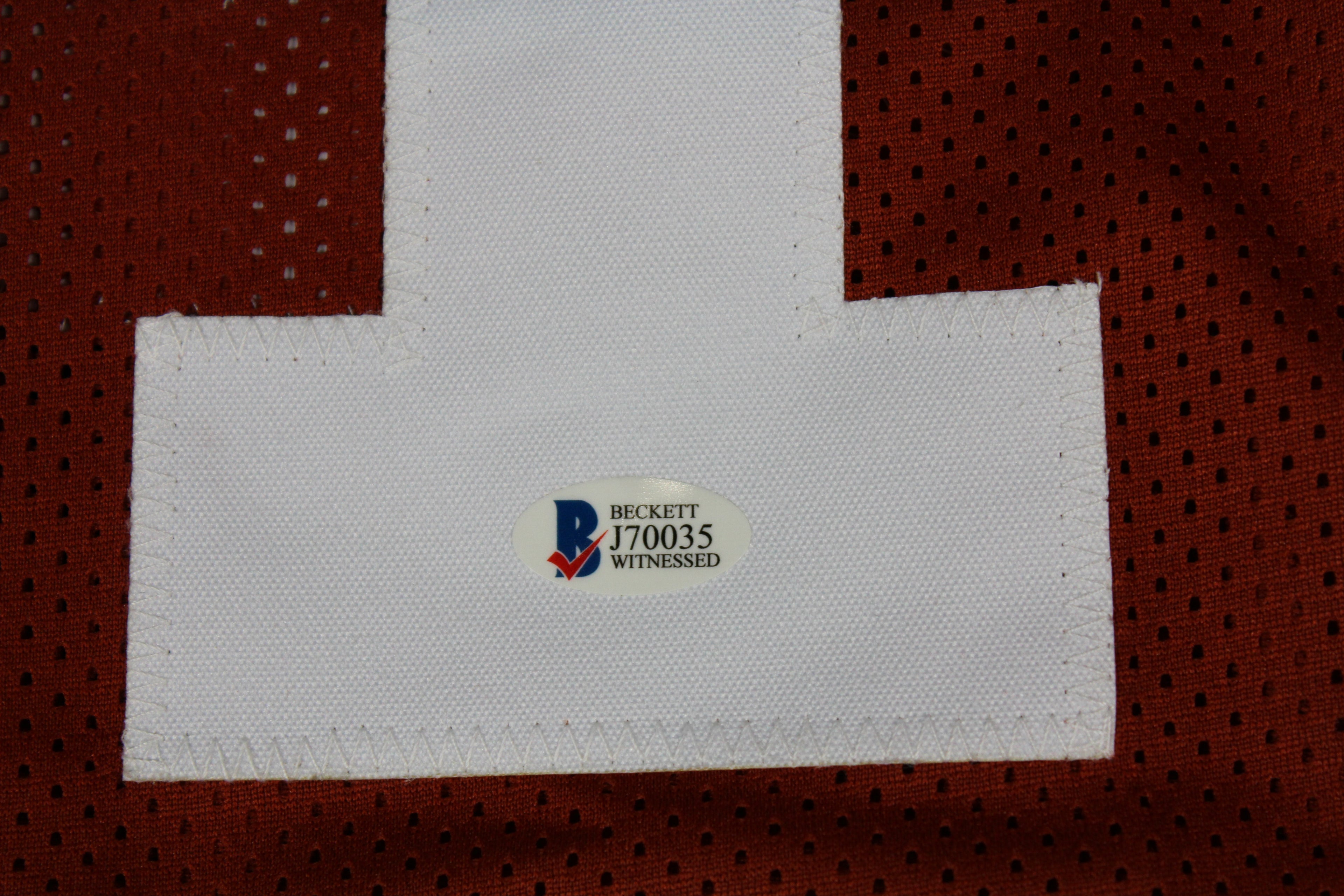 Ricky Williams Autographed Custom Longhorn Jersey inscribed 1998 Heisman image 2