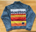 Houston Denim Jacket w/Rainbow Back image 0