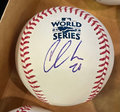 Chas McCormick Autographed 2022 World Series Basebal image 0
