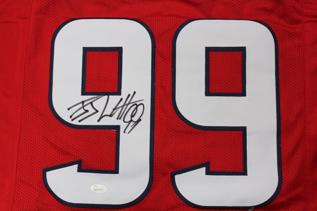 JJ Watt Autographed Custom Texans Jersey image 1