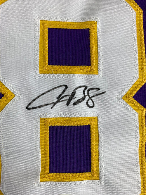 Alex Bregman Autographed Custom LSU Jersey image 1