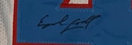Earl Campbell Autographed Custom White Oilers Jersey image 2