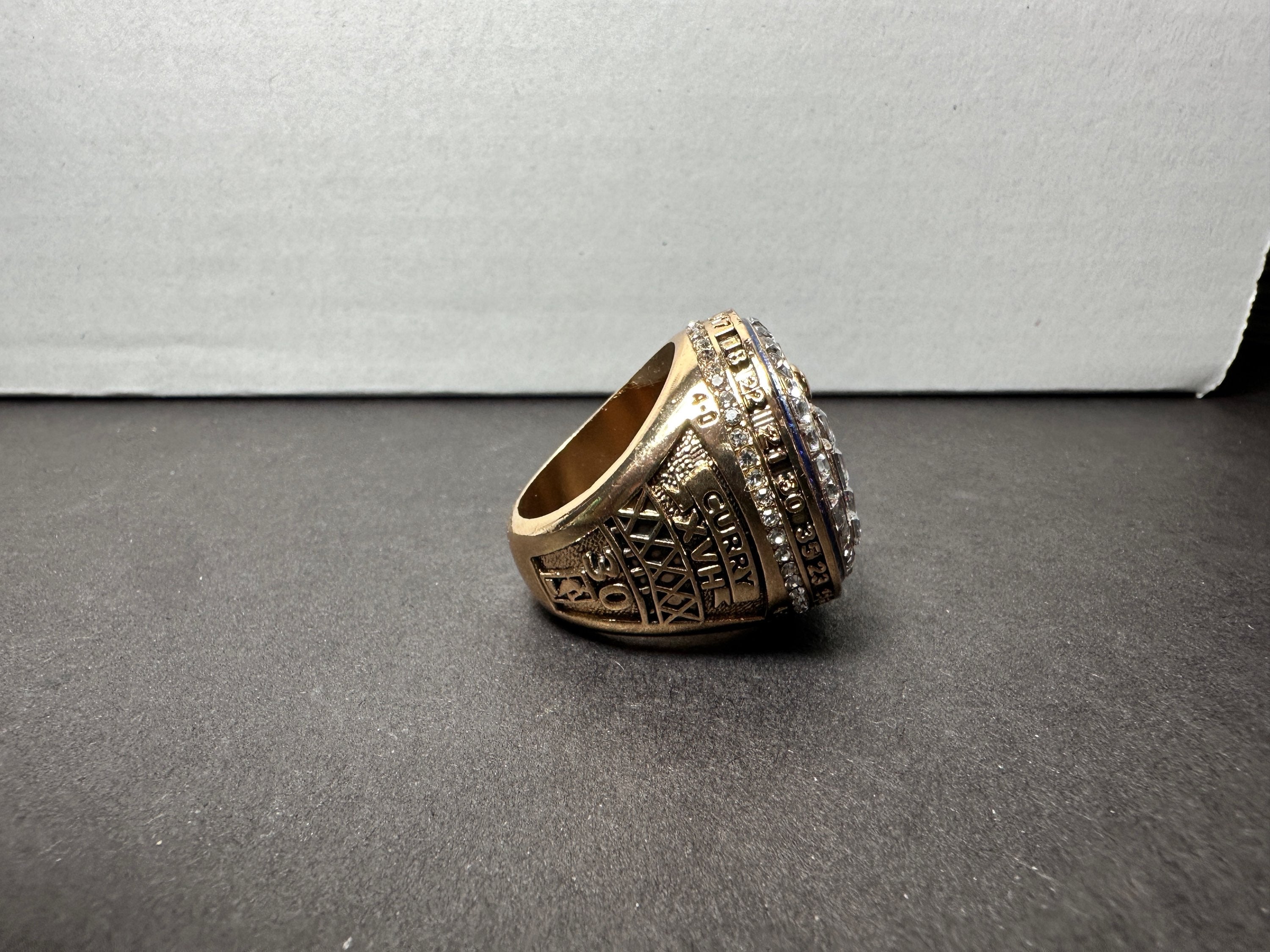 Stephen Curry 2017 Replica NBA Championship Ring image 1