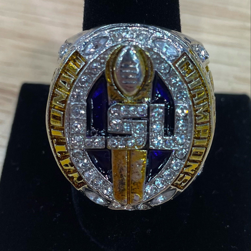 LSU 2019 Nat’l Championship Replica Ring image 0