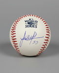 Framber Valdez Autographed 2022 World Series Baseball image 0